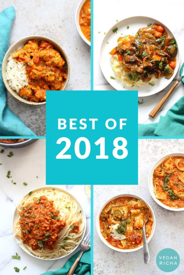 Best Vegan Recipes of 2018