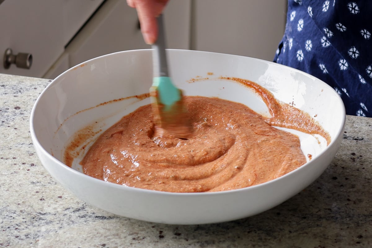 tikka masala sauce, after mixing