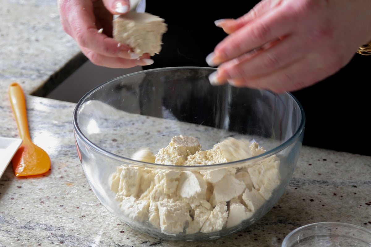 tearing up the tofu