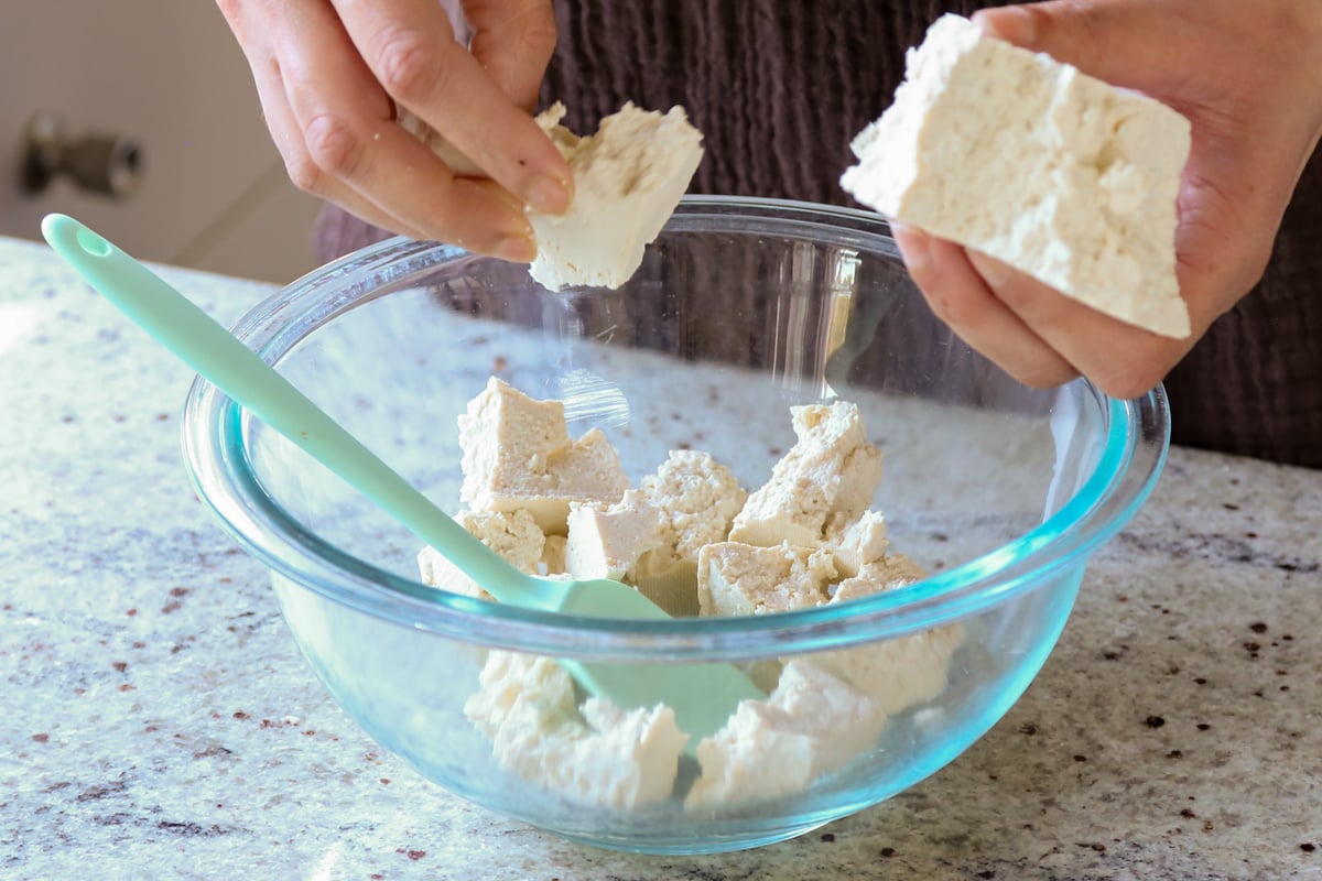 tearing up the tofu