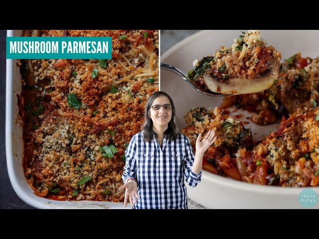 This MUSHROOM PARMESAN with Orzo, Cooks in One Pan! (Yep, Even the Pasta!)