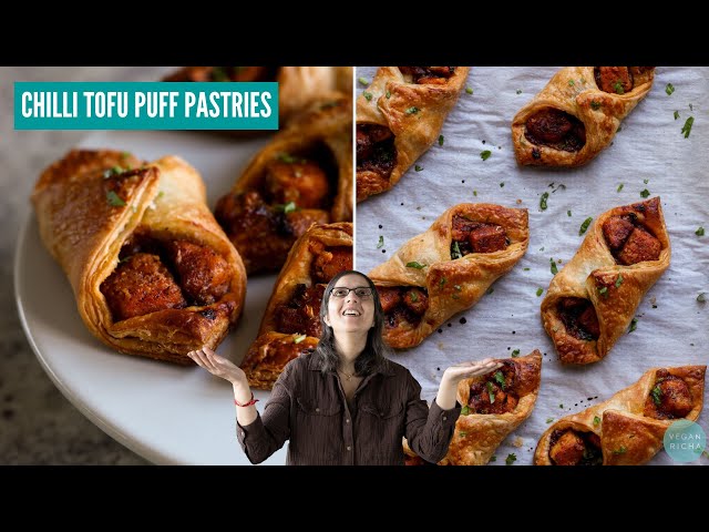 🌶️ You've Never Had Tofu Puff Pastries like This! | CHILLI GARLIC TOFU PUFF PASTRY