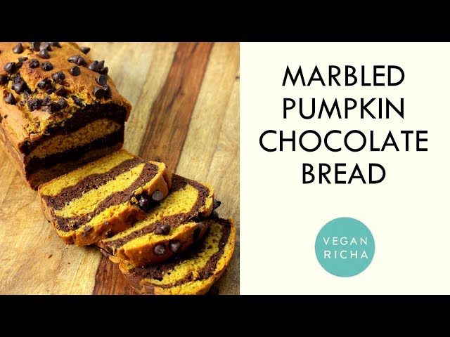 Marbled Turmeric Pumpkin Chocolate Loaf 🍂🍫 | Vegan Richa Recipes