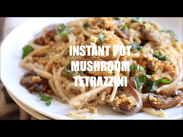 INSTANT POT MUSHROOM TETRAZZINI | Vegan Richa Recipes