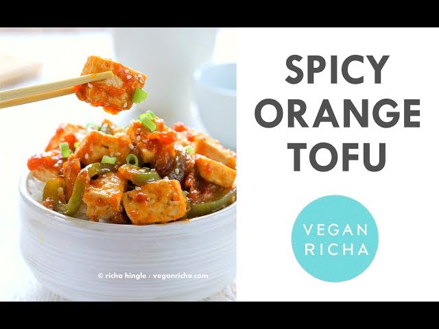 Spicy Orange Tofu & Peppers 1 Pot 30 Minutes | Vegan Richa