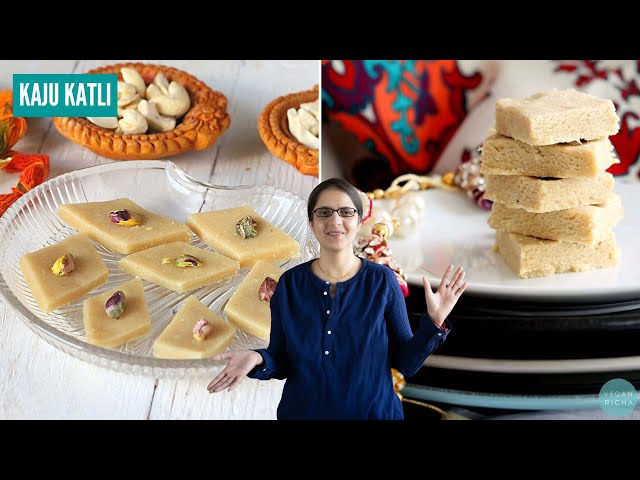 This Indian Fudge Only Takes 20 Minutes to Make! | KAJU KATLI - Indian Cashew Burfi