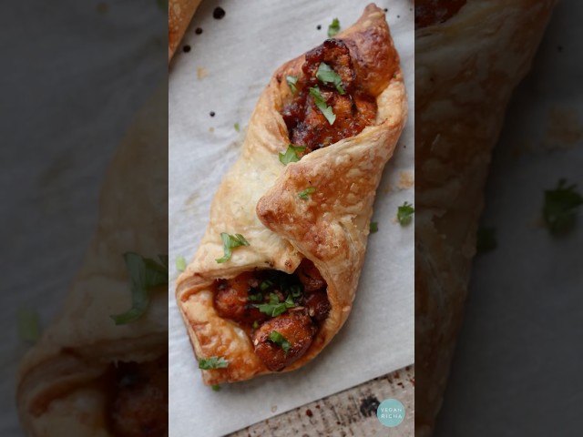 The Perfect Appetizer for your Diwali Party! No plate! Chili Garlic tofu puffs! #shorts #indianfood