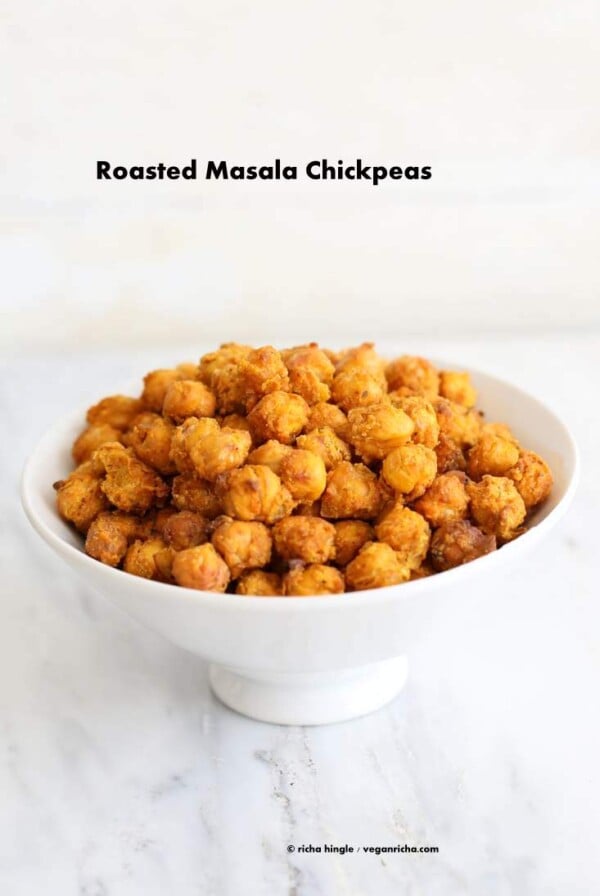 Roasted Masala Chickpeas | Vegan Richa #vegan #glutenfree #veganricha